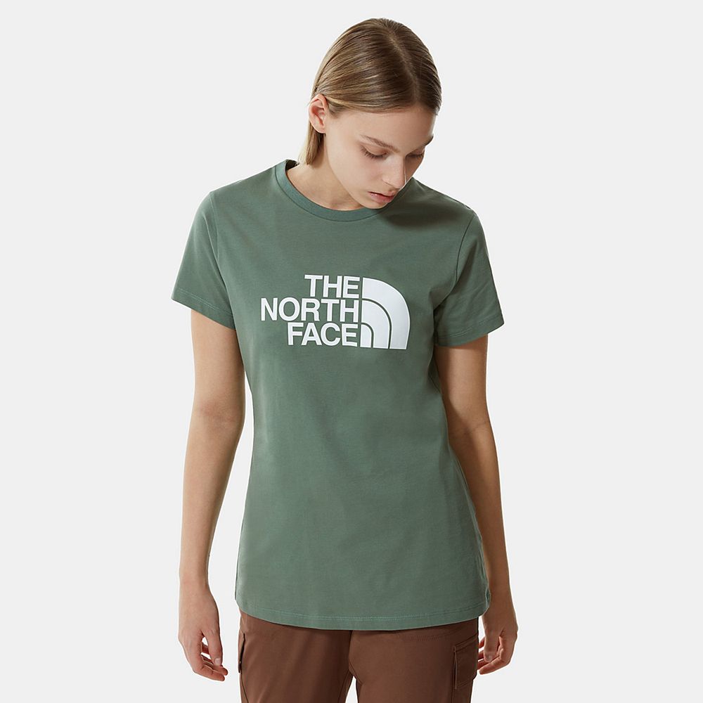 The North Face T-Shirts Womens Australia - The North Face Easy Green (ZVI-035796)